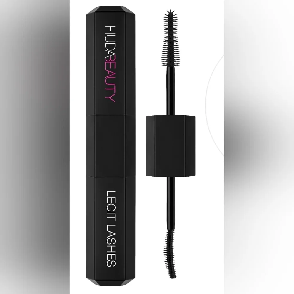 HUDA Legit Lashes Volumizing Mascara-Double Ended Extreme Black NEW